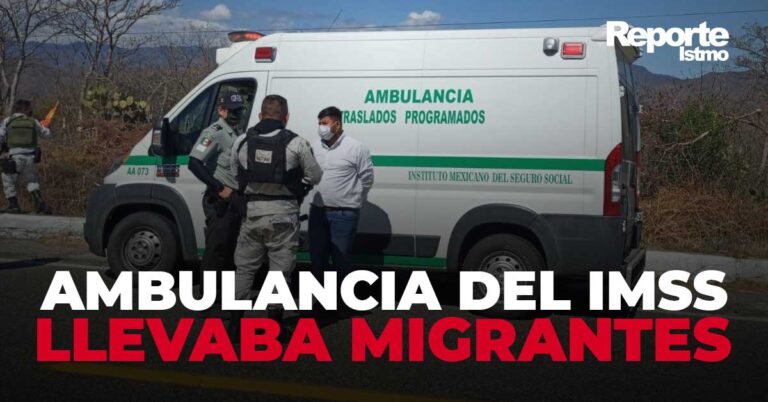 AMBULANCIA-DEL-IMSS-TRASPORTABA-MIGRANTES