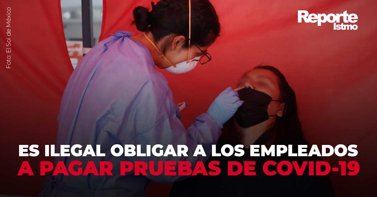 persona realizandose prueba de covid