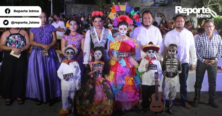 DIF Juchitan realiza grandioso concurso de Catrines y Catrinas 2022