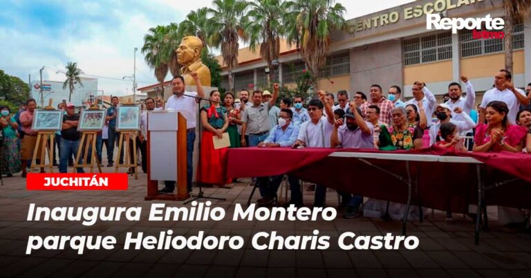 INAUGURA EMILIO MONTERO PARQUE HELIODORO CHARIS CASTRO